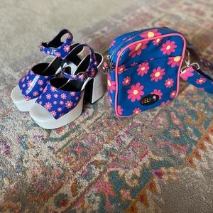Delia’s Platform GoGo heels and matching purse